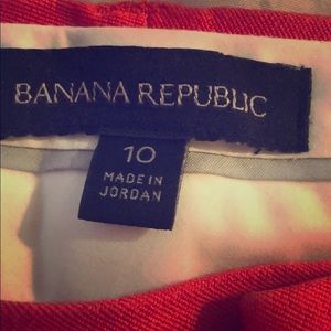 Ultra Red Banana Republic Sloan